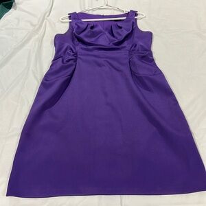 Purple Dress, No stretch